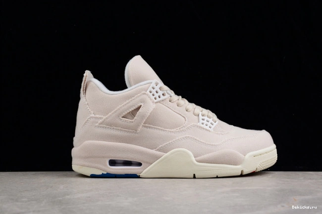 Cheap BK blank canvas dq4909-100 jordan (w) retro 4 1129